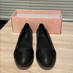Pesaro black flats (10W)